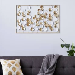 Modern Ornamental Wall Decor Gold - Olivia & May