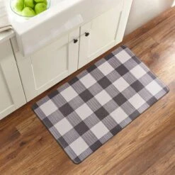 World Rug Gallery Checkered Plaid Anti-Fatigue Standing Mat -Home Improvement Store GUEST d6e190b1 0e94 4b85 b385 72d66a39d50e