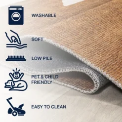 Chayton Minimalist Geometric Machine-Washable Area Rug - JONATHAN Y -Home Improvement Store GUEST d6ea0833 d21c 4300 a98f de0e9e96482a