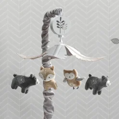 Lambs & Ivy Woodland Forest Gray/Tan Musical Baby Crib Mobile Soother Toy -Home Improvement Store GUEST d760008a 0878 479d aa4c 0f63c0079b6d