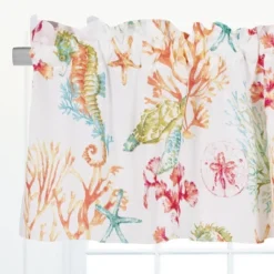 C&F Home Chandler Cove Cotton White Valance Window Treatment Set Of 2 -Home Improvement Store GUEST d7b30b2f c16e 40f3 8e4e 417a888ea887