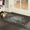 J&V TEXTILES "Bless All" Outdoor Rubber Doormat 18" X 30" -Home Improvement Store GUEST d7b55797 21b2 4c3d 9a60 bd12db91990b