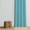 Bacati - Pin Dots Aqua Window Curtain Panel -Home Improvement Store GUEST d7b9794b 5eb8 451b a578 558f4b0797db