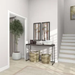 Set Of 2 Metal Bird Wall Decors With Real Wood Detailing Black - Olivia & May -Home Improvement Store GUEST d970e69e 5a41 49dd 9a05 99fa3cb3cdfe