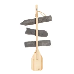 Wooden Paddle Novelty Canoe Oar Sign Wall Decor With Arrow And Stripe Patterns Multi Colored - Olivia & May 11 Wooden Paddle Novelty Canoe Oar Sign Wall Decor With Arrow And Stripe Patterns Multi Colored - Olivia & May -Home Improvement Store GUEST d9ccaa45 d78a 4726 b7e9 d652b0f5a66d