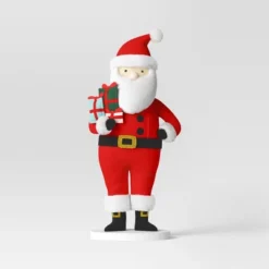 22" Fabric Santa Sculpture Holding Gifts - Wondershop™ Red/White -Home Improvement Store GUEST dc5ba501 c108 410b 9f68 ed60aa63a70e