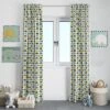 Bacati - Elephants Mint/Yellow/Grey Curtain Panel -Home Improvement Store GUEST dcd422ad 0c8f 4afd bbef 86a9024f3e50