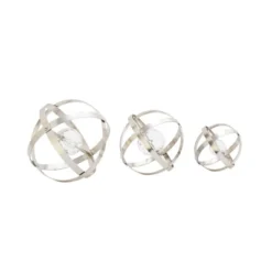 Set Of 3 Modern Spherical Iron Orbs Figurines Silver - Olivia & May 7 Set Of 3 Modern Spherical Iron Orbs Figurines Silver - Olivia & May -Home Improvement Store GUEST dcf06353 bd64 4a70 93b8 3801f959ef53