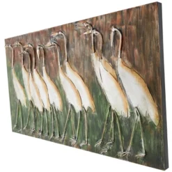 Metal Bird Wall Decor Brown - Olivia & May -Home Improvement Store GUEST dd379753 d743 4b84 98ca 3057efebb4f8
