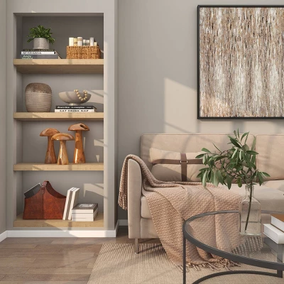 Set Of 3 Teak Wood Mushroom Handmade Live Edge Sculpture With Natural Smooth Finish Brown - Olivia & May 20 Set Of 3 Teak Wood Mushroom Handmade Live Edge Sculpture With Natural Smooth Finish Brown - Olivia & May - Image 18