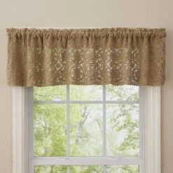 Park Designs Lace Oatmeal Valance 60" X 14"