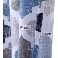 Trinity Moroccan Tile Pattern Quatrefoil Printed Kitchen Curtains -Home Improvement Store GUEST dfd092cb fdbf 4e40 b823 ced0e092895e