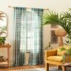 1pc Sheer Vines Burnout Window Curtain Panel Green - Opalhouse™ Designed With Jungalow™ 2 1pc Sheer Vines Burnout Window Curtain Panel Green - Opalhouse™ Designed With Jungalow™ -Home Improvement Store GUEST e4443a31 f1d1 4db6 b0f4 90da97196c12 1