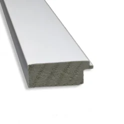 27" X 63" Non-Beveled Cabinet White Narrow Full Length Floor Leaner Mirror - Amanti Art