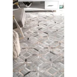 NuLOOM Handmade Cowhide Chanda Area Rug 11 NuLOOM Handmade Cowhide Chanda Area Rug -Home Improvement Store GUEST e71f43b1 7918 4292 9f7c 0665463e637b