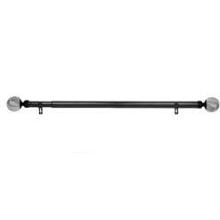 Linen Avenue Grey Marble Single And Double Window Curtain Rod Set -Home Improvement Store GUEST e847bacd 6907 4249 9e0b f246be6bef6b