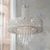 Vienna Full Spectrum Crystal Cascade Chrome Chandelier 19 1/2" Wide Modern 9-Light LED Fixture For Dining Room House Kitchen Island Entryway Bedroom -Home Improvement Store GUEST e8e1ead2 aa60 45ff 81b8 570033abd76b