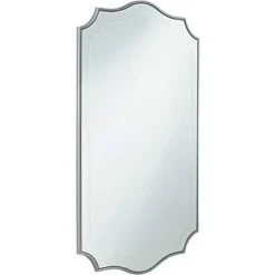 Noble Park Arch Rectangular Vanity Wall Mirror Modern Beveled Edge Shiny Silver Leaf Frame 26" Wide For Bathroom Bedroom Living Family Room Home House 14 Noble Park Arch Rectangular Vanity Wall Mirror Modern Beveled Edge Shiny Silver Leaf Frame 26" Wide For Bathroom Bedroom Living Family Room Home House -Home Improvement Store GUEST eaca383f a795 4286 bbb8 33f29d9241d3