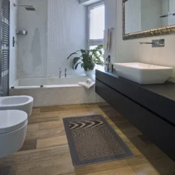 World Rug Gallery Geometric Textline Anti-Fatigue Standing Mat -Home Improvement Store GUEST ead3b4a1 42a9 454c a1ad 45a405635183