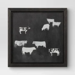 (Set Of 2) 12" X 12" Cow Collection II Framed Wall Canvases - Threshold™ -Home Improvement Store GUEST eba1d89c 78cc 4c5b 8c67 3a03cc2b6c22