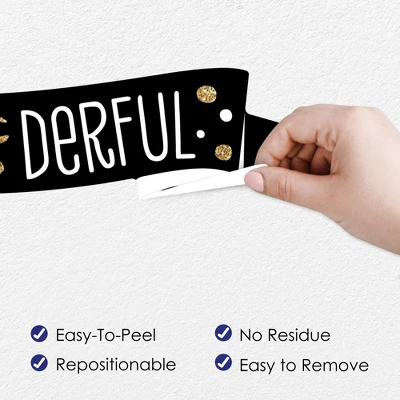 Big Dot Of Happiness 1st Birthday Little Mr. Onederful - Peel And Stick Boy First Birthday Party Decoration - Wall Decals Backdrop 4 Big Dot Of Happiness 1st Birthday Little Mr. Onederful - Peel And Stick Boy First Birthday Party Decoration - Wall Decals Backdrop - Image 2