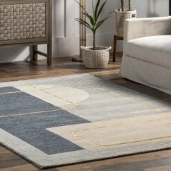 Shelley Abstract Striped Wool Area Rug -Home Improvement Store GUEST eee483de 187f 4f97 acee 59586ca00ebb
