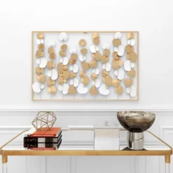 Modern Ornamental Wall Decor Gold - Olivia & May -Home Improvement Store GUEST f0762c56 53c2 4568 b854 7dcf40ec1242