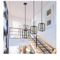 Defong 4-Light Black Pendant Lighting Fixture -Home Improvement Store GUEST f19ed798 e115 4cb3 aaca 1cb66bcc8db0