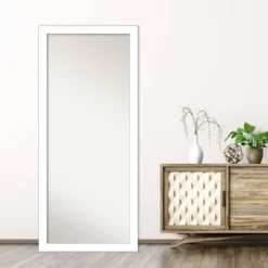 28" X 64" Wedge Framed Full Length Floor/Leaner Mirror White - Amanti Art 11 28" X 64" Wedge Framed Full Length Floor/Leaner Mirror White - Amanti Art -Home Improvement Store GUEST f1f008bc afac 4a63 b492 5d4eaf174762