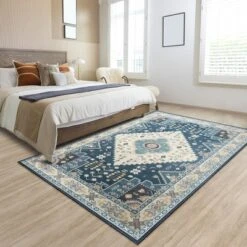 Costway Area Rugs 5'4'' X 6'7''5'4'' X 7'7'' Faux Wool Fabric Doormat Home Carpet Living Room Bedroom -Home Improvement Store GUEST f2416533 b1d2 4665 9f98 5692fbb3a2b3