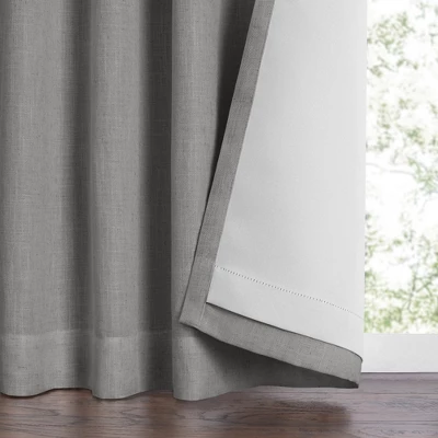 Harrow Solid Texture Blackout Single Window Curtain Panel - Elrene Home Fashions 4 Harrow Solid Texture Blackout Single Window Curtain Panel - Elrene Home Fashions - Image 2
