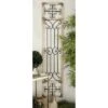 Wood Scroll Distressed Door Inspired Ornamental Wall Decor With Metal Wire Details Gray - Olivia & May -Home Improvement Store GUEST f300a149 2487 400a a7b0 04c78e16407e