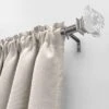 Decorative Drapery Curtain Rod With Crystal Square Finials Brushed Nickel - Lumi Home Furnishings 1 Decorative Drapery Curtain Rod With Crystal Square Finials Brushed Nickel - Lumi Home Furnishings -Home Improvement Store GUEST f4824517 3df1 4ba7 be8e 6b6bba6b9461
