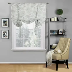 Kate Aurora Shabby Chic Floral Jacobean Sheer Single Tie Up Window Curtain Shade 10 Kate Aurora Shabby Chic Floral Jacobean Sheer Single Tie Up Window Curtain Shade -Home Improvement Store GUEST f4a8b5fc 89b8 4b2b 9b24 557af3a9ba43