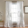 Home Boutique Serena Window Curtain Panel White Single 54X95 -Home Improvement Store GUEST f542dce2 ccc4 4a7f afe1 cc8b955aaa1e
