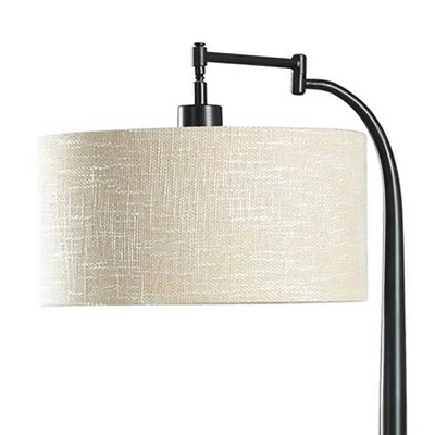 65" Mid-Century Modern Style Floor Lamp With Swing Arm Feature Bronze - StyleCraft 3 65" Mid-Century Modern Style Floor Lamp With Swing Arm Feature Bronze - StyleCraft