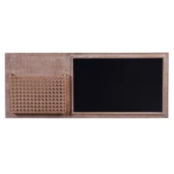 Multi-Functional Wall Memo Board With Chalkboard And File Rack Storage Brown - StyleCraft -Home Improvement Store GUEST f6a0779e 7e5d 44db 8208 ab0a937ec667