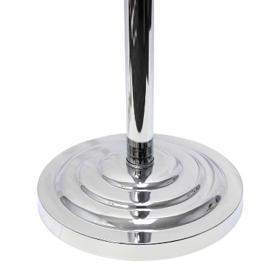 Trendy Romantic Sheer Shade Floor Lamp With Hanging Crystals White - Elegant Designs 7 Trendy Romantic Sheer Shade Floor Lamp With Hanging Crystals White - Elegant Designs - Image 5