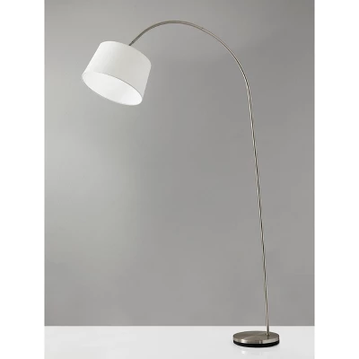 Goliath Arc Lamp Brushed Steel - Adesso 6 Goliath Arc Lamp Brushed Steel - Adesso - Image 4