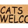 Juvale Cats Welcome People Tolerated Doormat (Coconut Coir) -Home Improvement Store GUEST f87f8d84 4916 4ca3 b49e 9f52e3e375b6