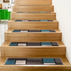 World Rug Gallery Contemporary Modern Boxes Non-Slip Stair Treads -Home Improvement Store GUEST f8bceafb d47d 4444 9a26 348a6d39e96a