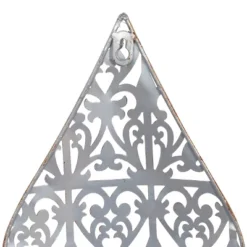 Metal Fleur De Lis Wall Decor With Perforated Details Brown - Olivia & May -Home Improvement Store GUEST fa54c63a 7c24 49ba 98d9 bcb75eb27eb8