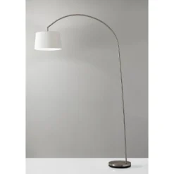 Goliath Arc Lamp Brushed Steel - Adesso 9 Goliath Arc Lamp Brushed Steel - Adesso -Home Improvement Store GUEST fc958dbd e641 4b20 8d18 a3d682e68da4