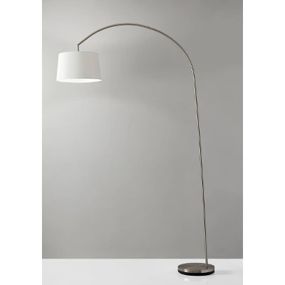 Goliath Arc Lamp Brushed Steel - Adesso 5 Goliath Arc Lamp Brushed Steel - Adesso - Image 3