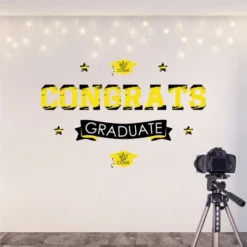 Big Dot Of Happiness Yellow Graduation Party Photo Backdrop - Wall Decals -Home Improvement Store GUEST fd948db1 7c3d 4197 9eba e797a7e5d347