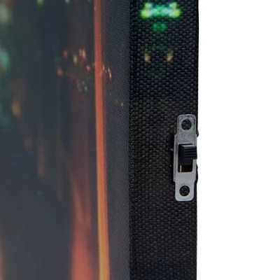 Northlight 23.75" LED Lighted Famous Eiffel Tower Paris France At Night Canvas Wall Art 4 Northlight 23.75" LED Lighted Famous Eiffel Tower Paris France At Night Canvas Wall Art - Image 2