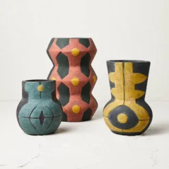 Small Geo Pattern Vase Yellow - Opalhouse™ Designed With Jungalow™ -Home Improvement Store GUEST ffdfb76e 4af7 4a2f bf54 eb82c22ddd07